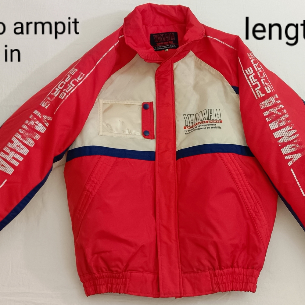 Yamaha Red and White Racing Jacket